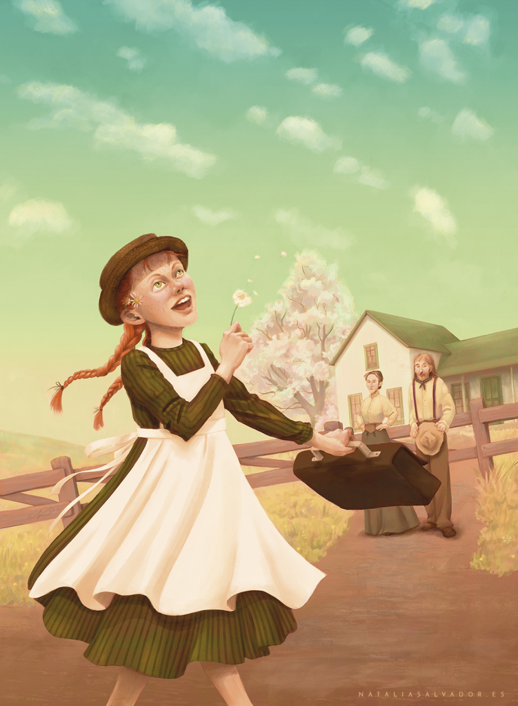 Anne of Green Gables illustration by Natalia Salvador