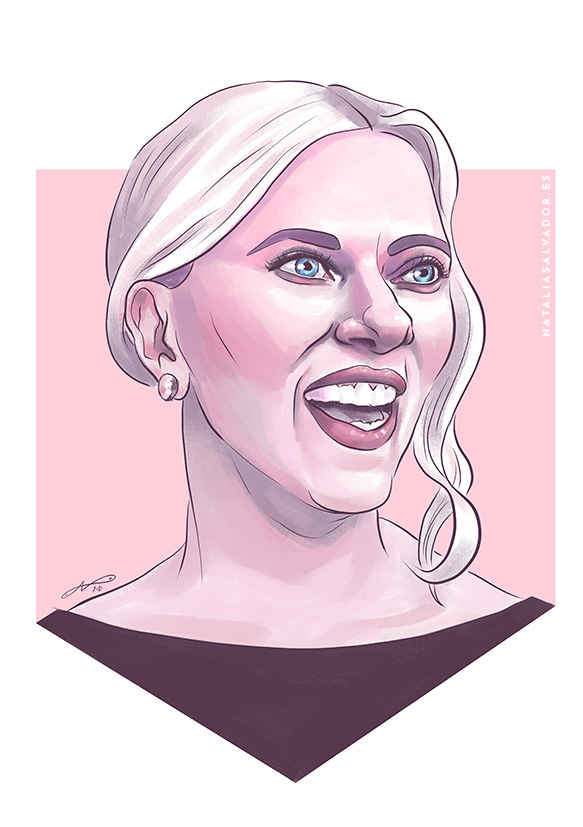 Scarlett Johansson portrait I