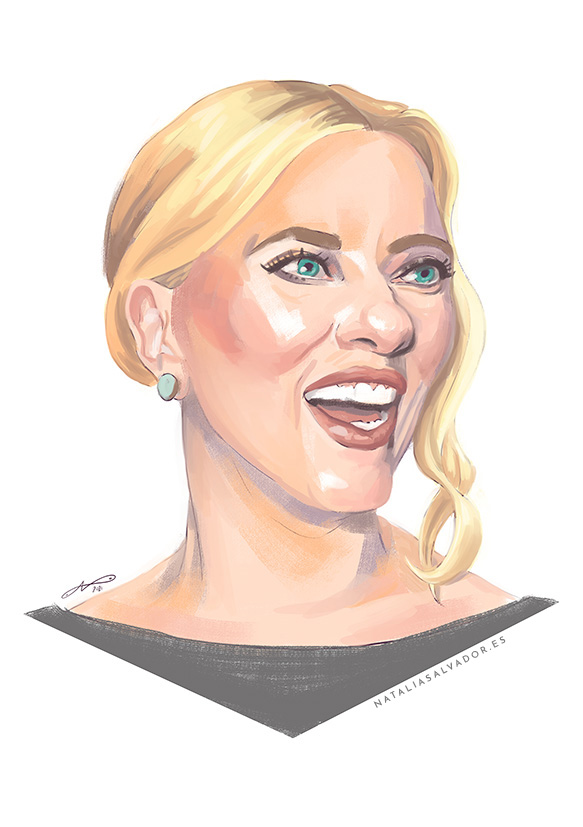 Scarlett Johansson portrait II